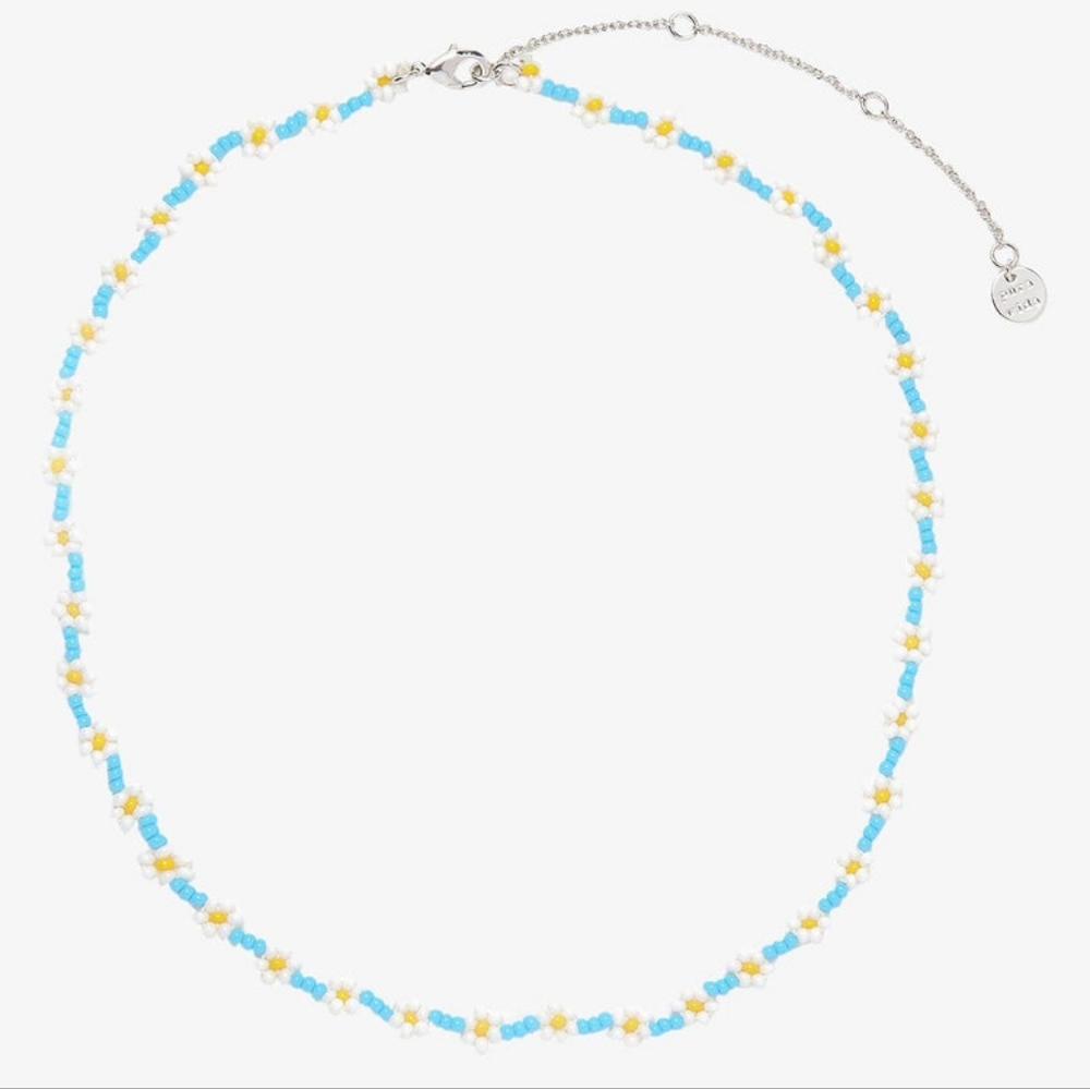 PURA VIDA Daisy Seed Bead Choker